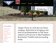 Tablet Screenshot of hooperfence.com